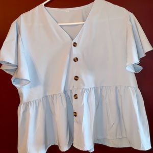 ROMWE cropped blouse